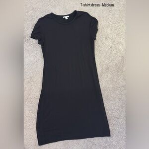 Elegant Black Short Sleeve Women's Tee